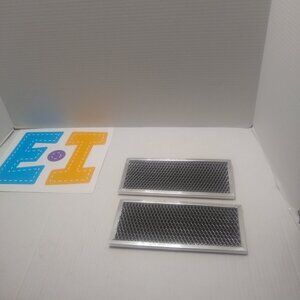 WB02X10956 GE MICROWAVE CHARCOAL FILTER WB02X10956 OEM 8 3/4x3 3/4